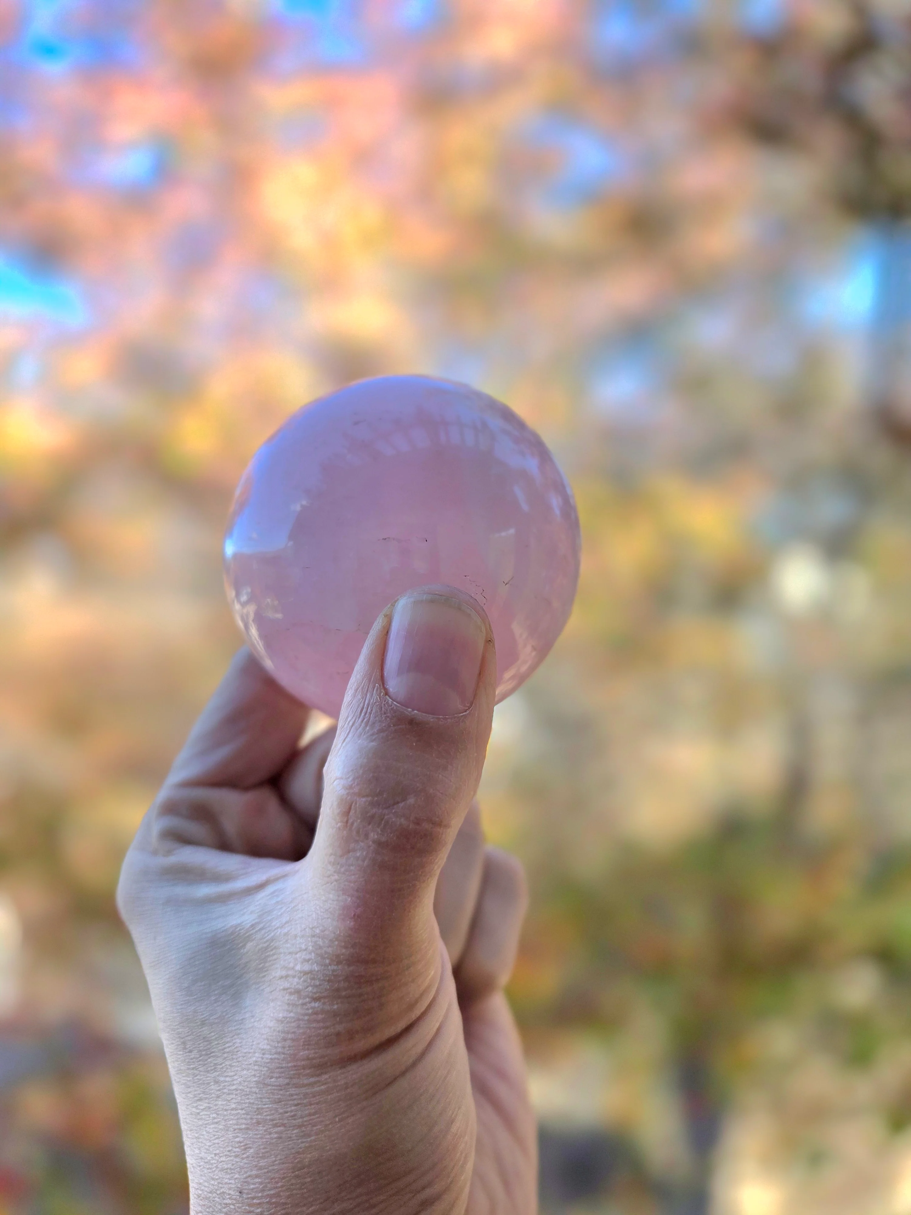 Rose Quartz Sphere - Image 6