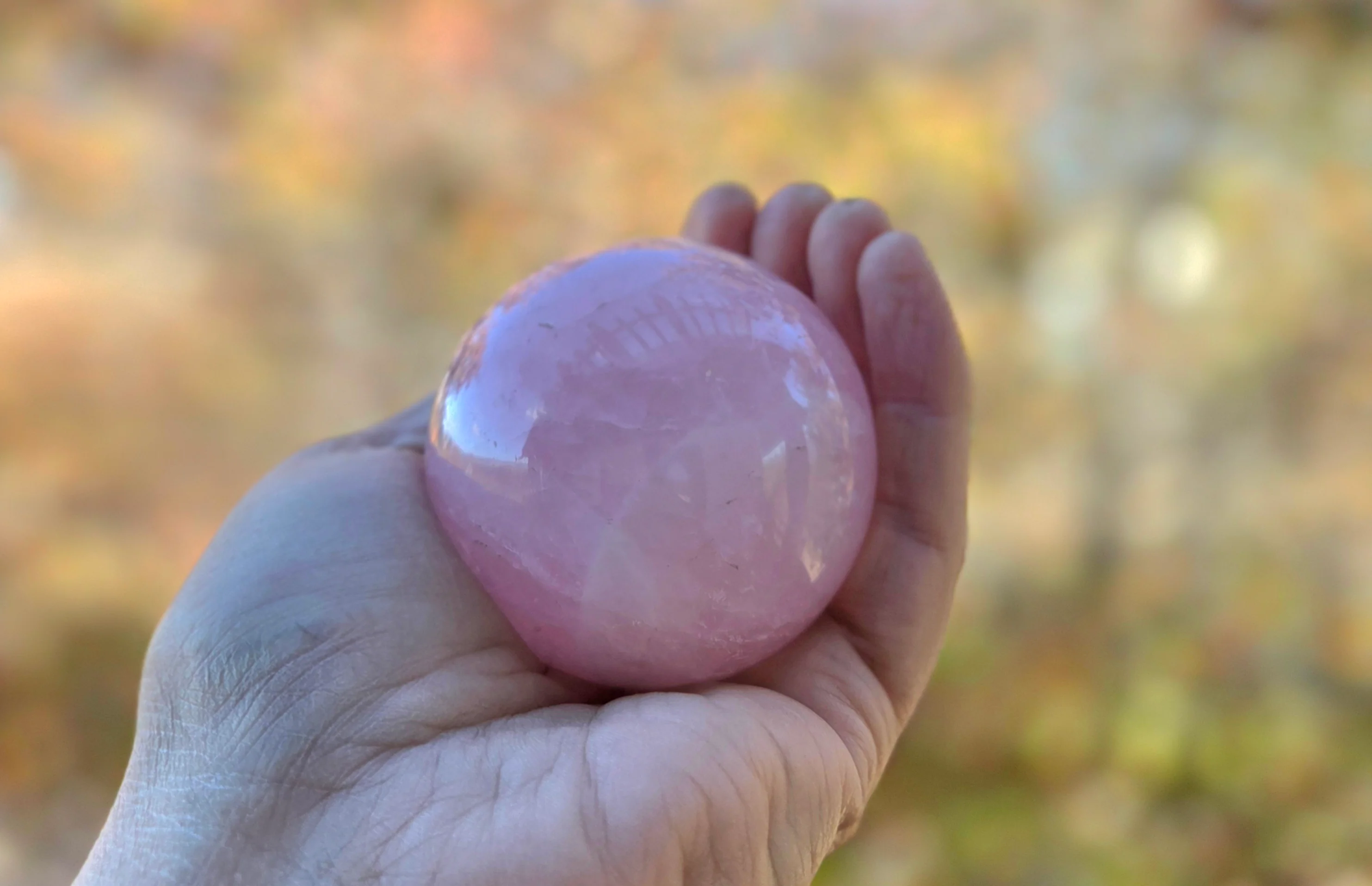 Rose Quartz Sphere - Image 7