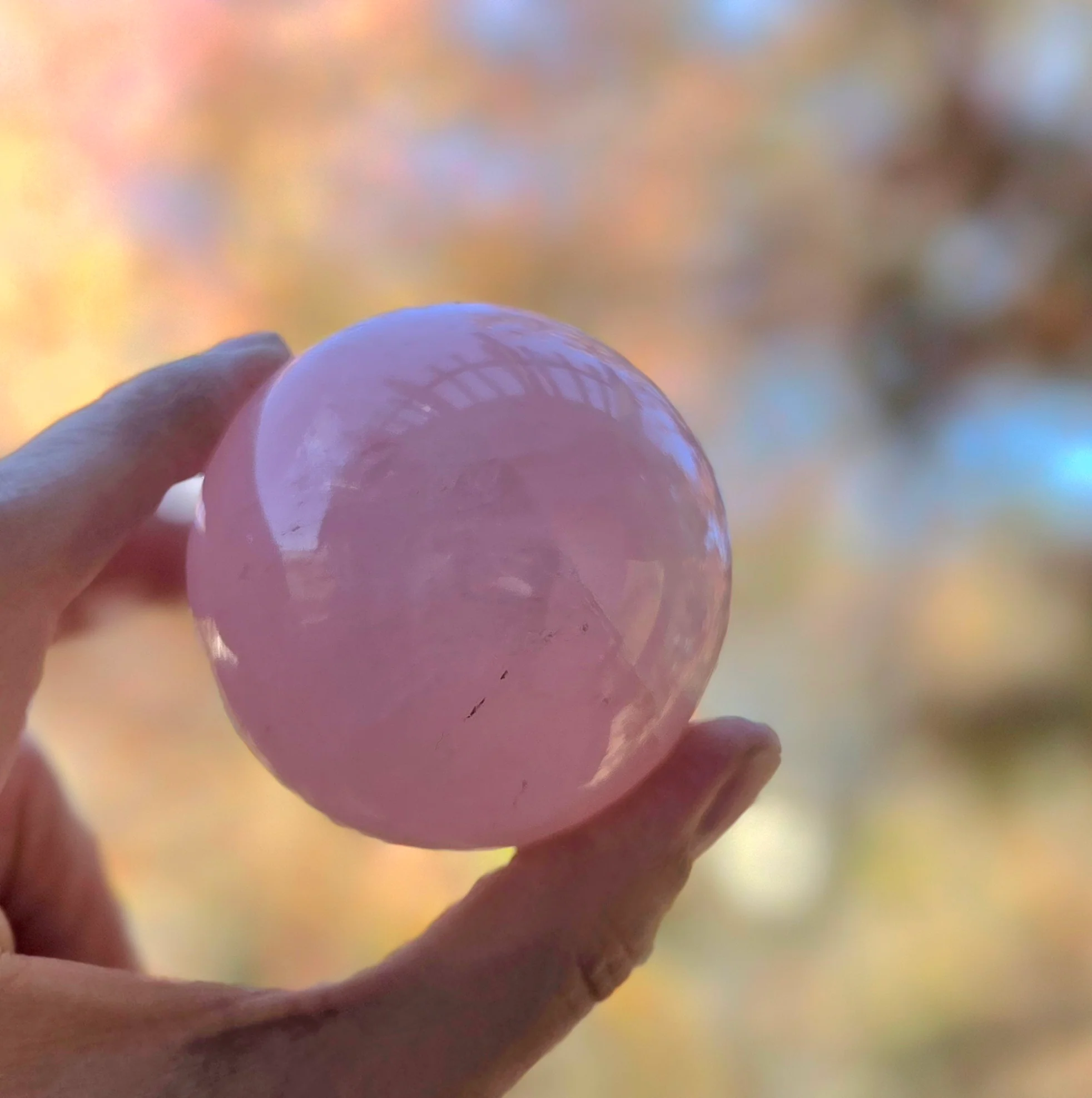 Rose Quartz Sphere - Image 9