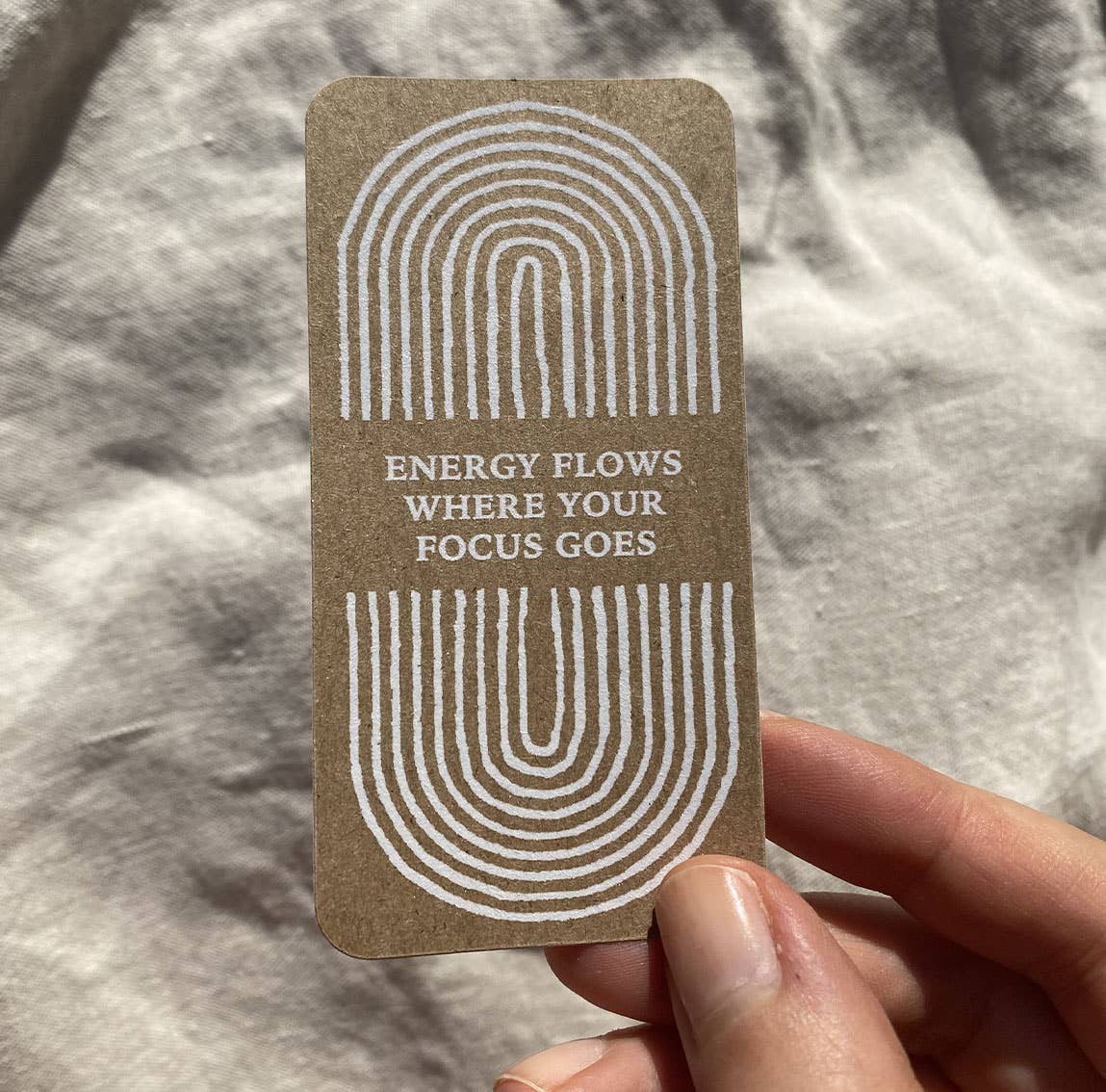 STICKER - ENERGY FLOWS WHERE YOUR FOCUS GOES - SUSTAINABLE