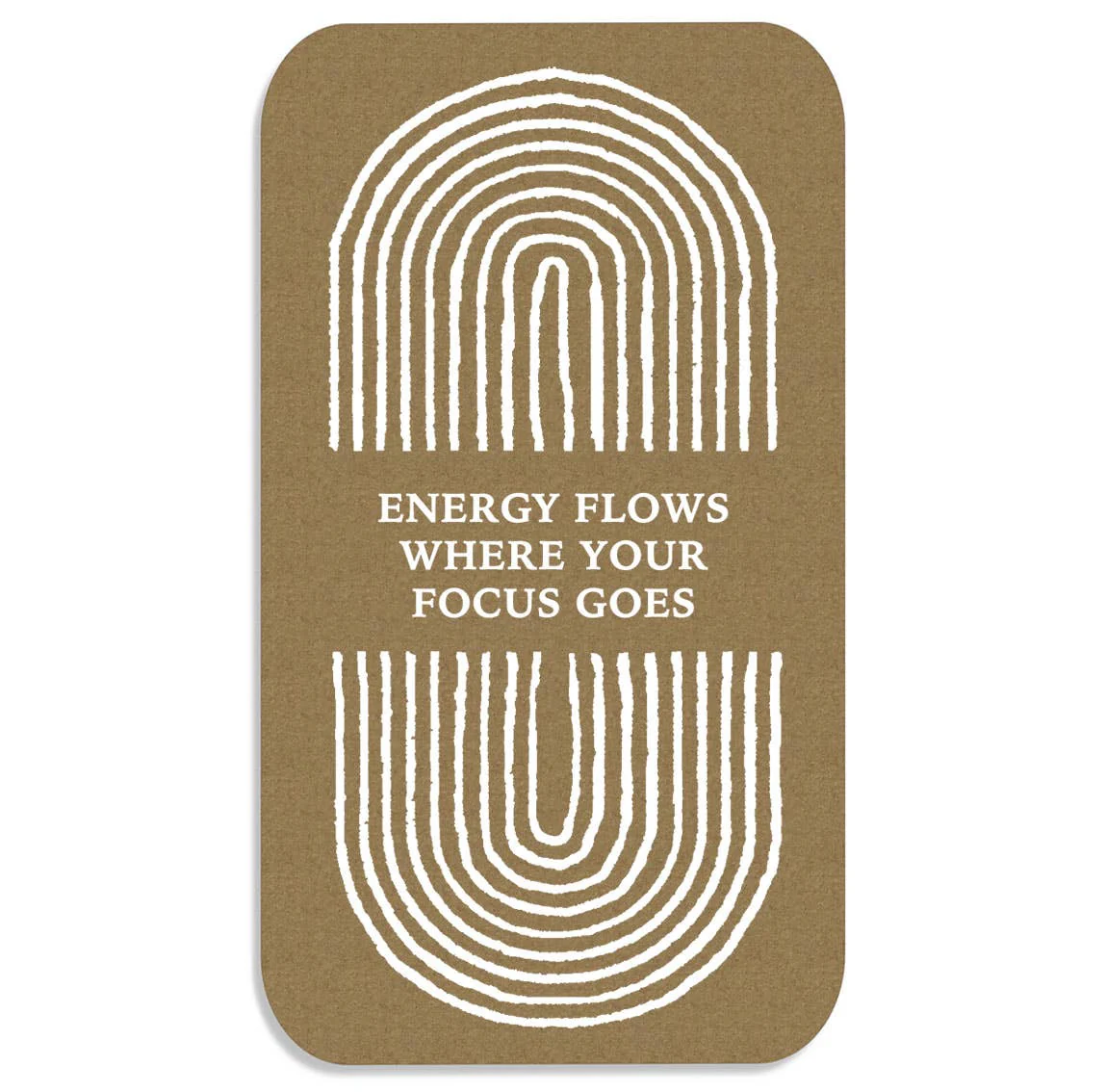 STICKER - ENERGY FLOWS WHERE YOUR FOCUS GOES - SUSTAINABLE - Image 2