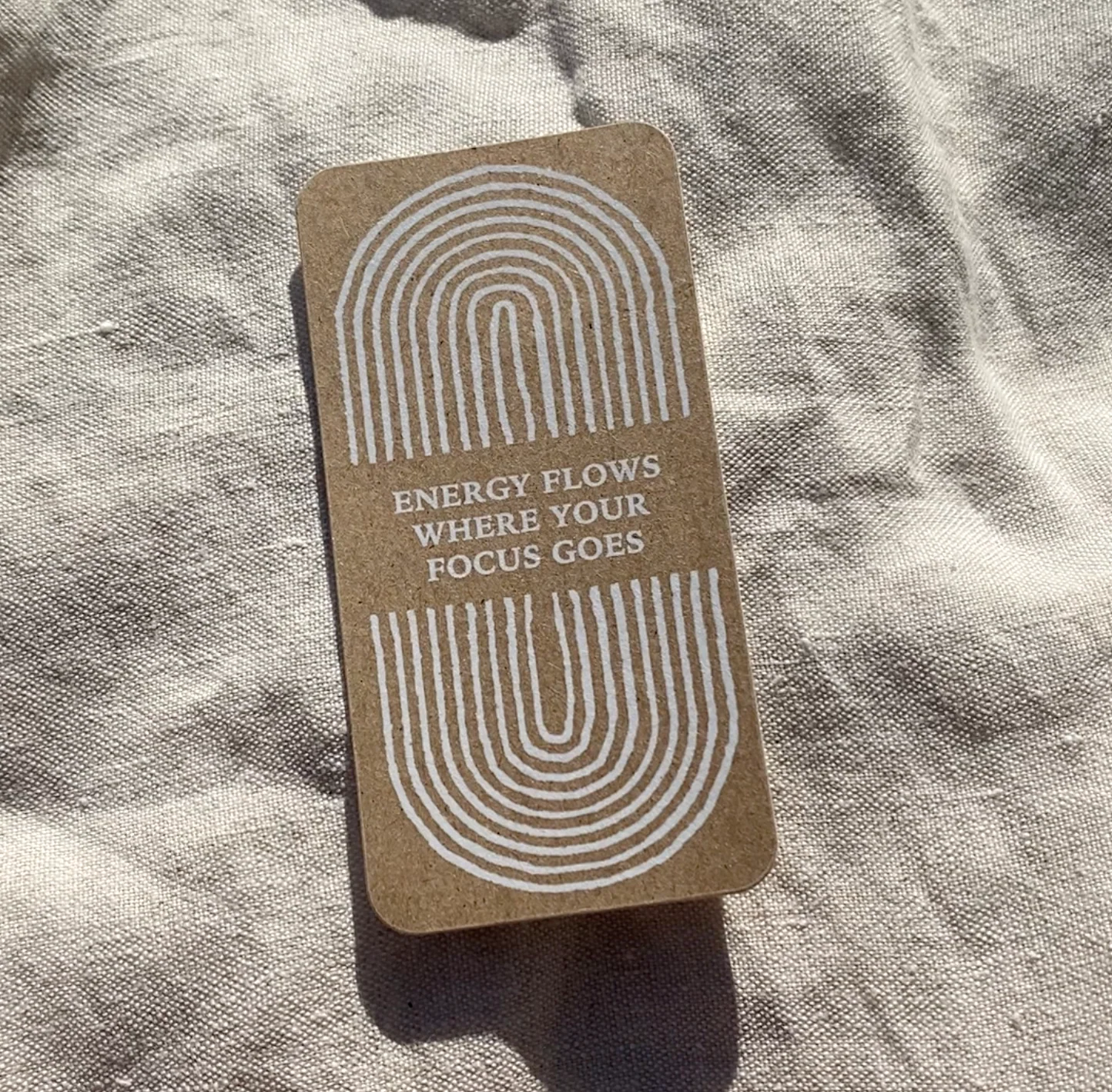 STICKER - ENERGY FLOWS WHERE YOUR FOCUS GOES - SUSTAINABLE - Image 3