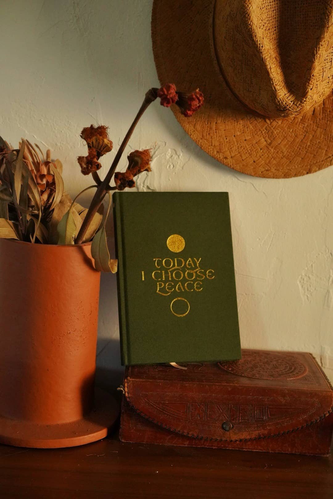 'Today I Choose Peace' Linen Bound Journal - Image 2