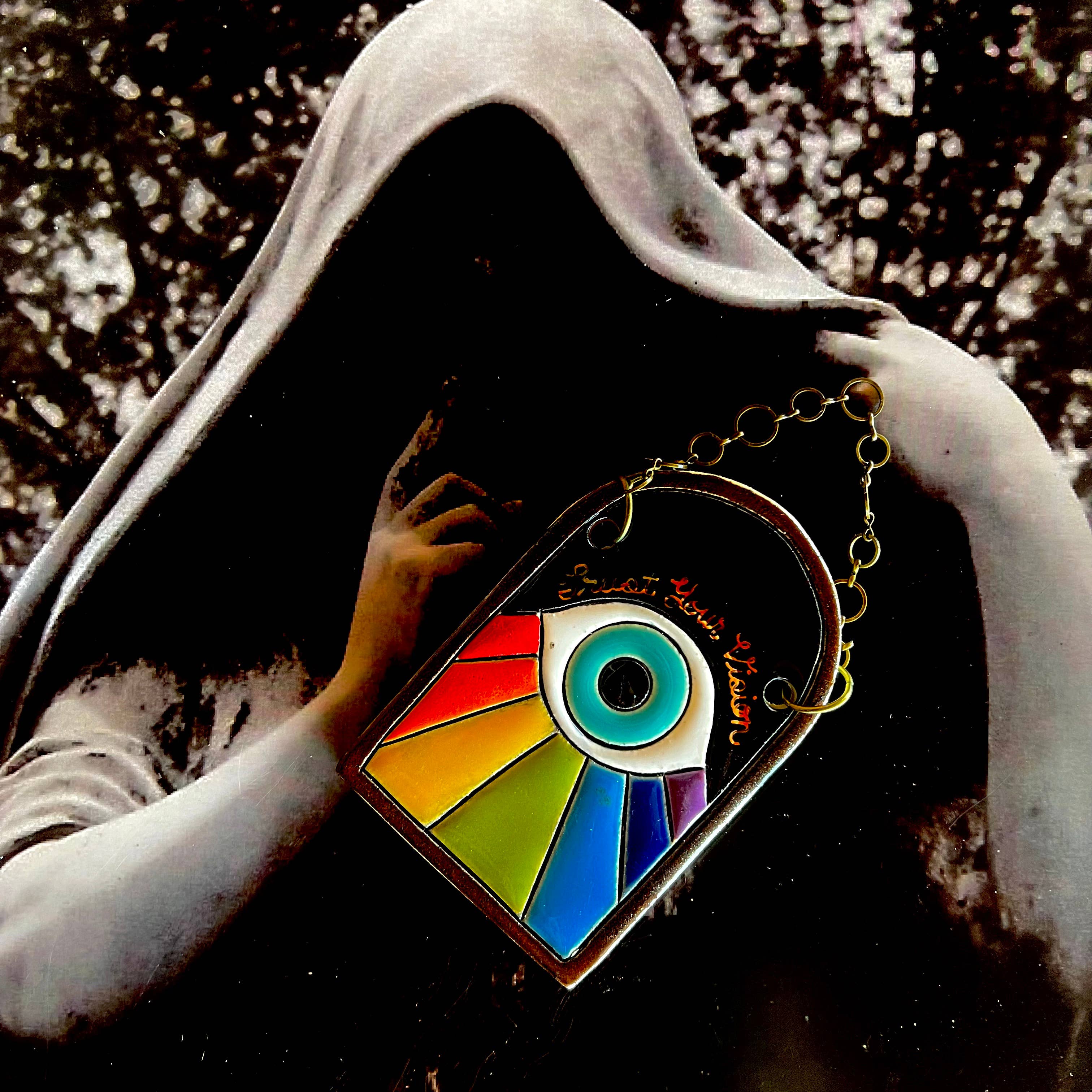 "Trust Your Vision" Ceramic Wall Hanging - Image 2