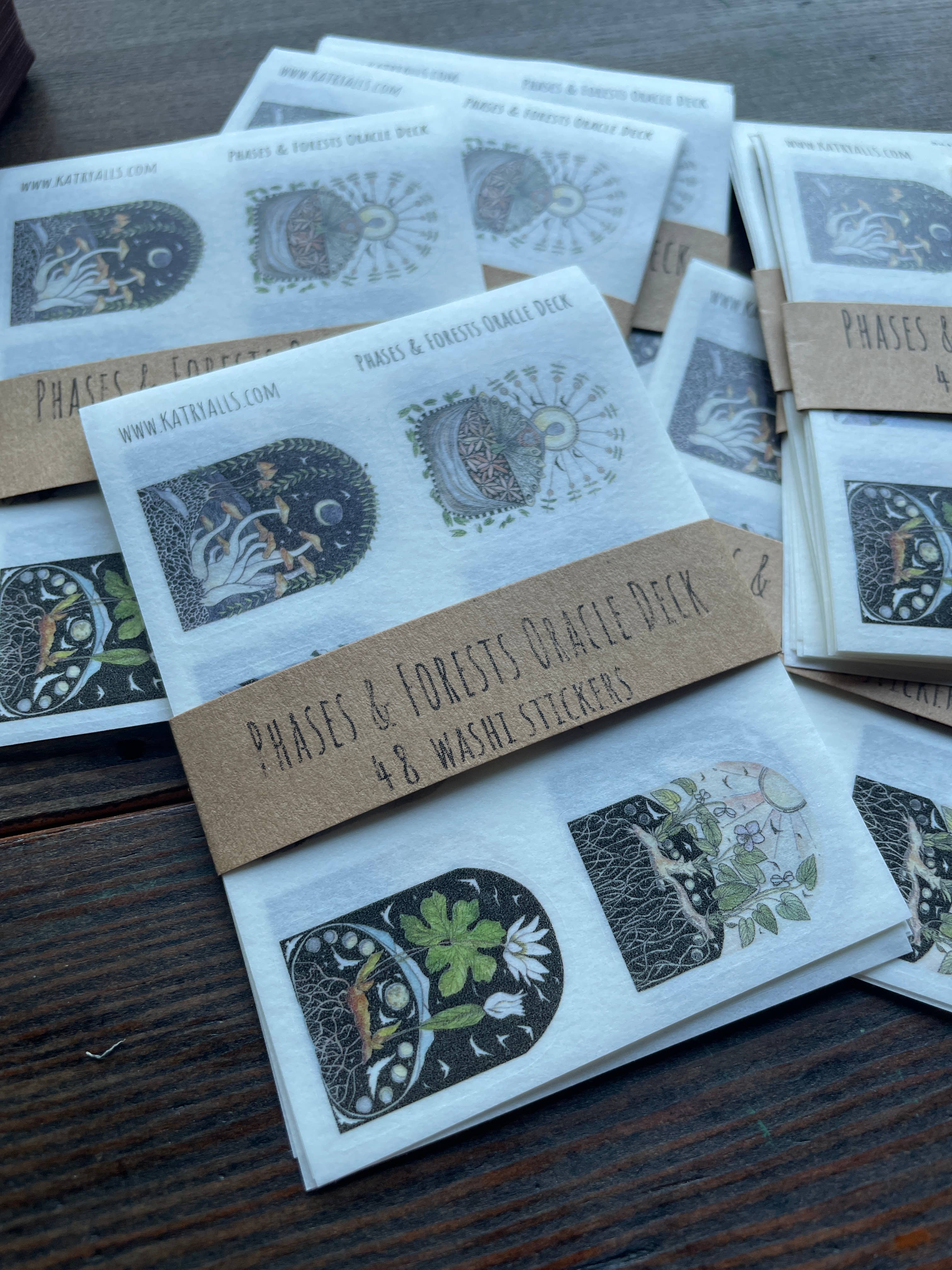 Washi Stickers of 48 Phases and Forests Oracles - Image 7