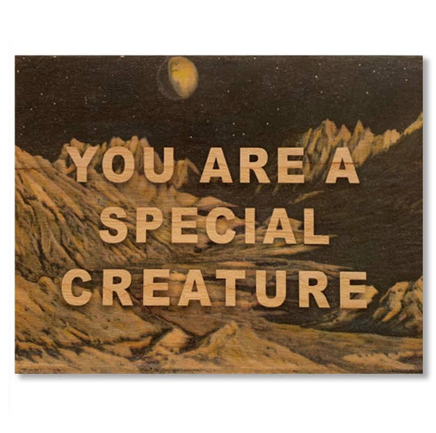 Whispers of the Forest – Folding Wood Greeting Card