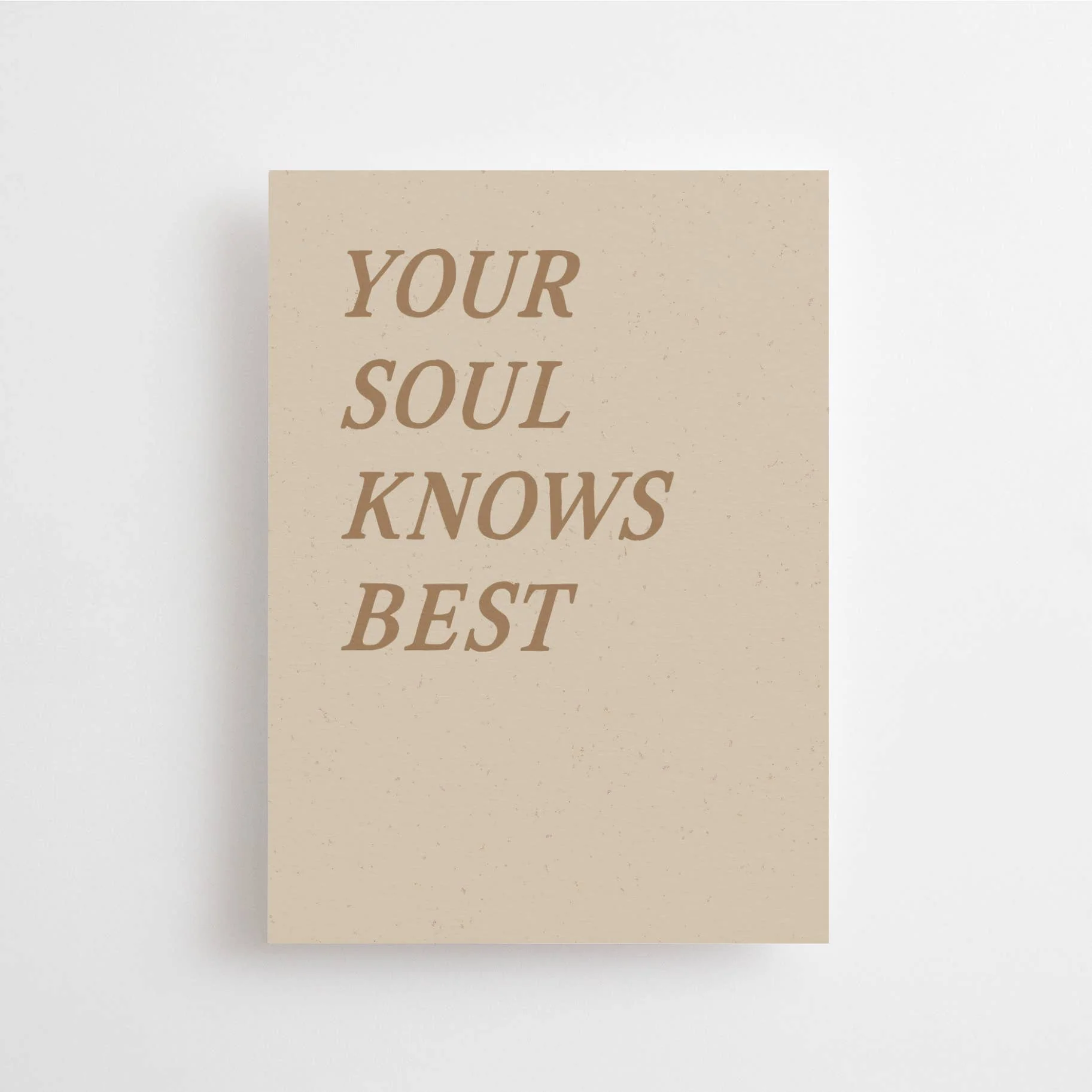 YOUR SOUL KNOWS BEST - MINI CARD - - Image 2