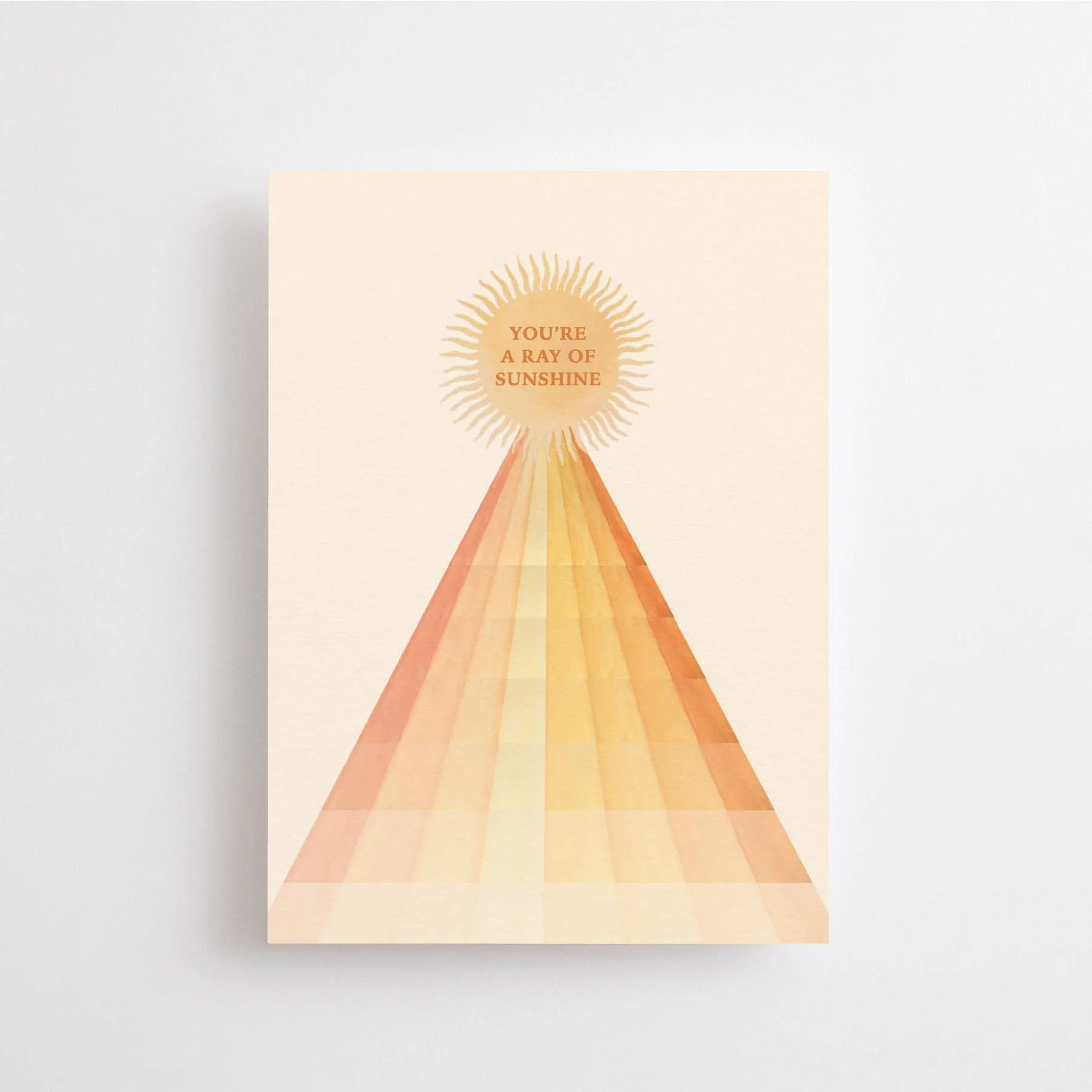 YOU'RE A RAY OF SUNSHINE - POSTCARD -